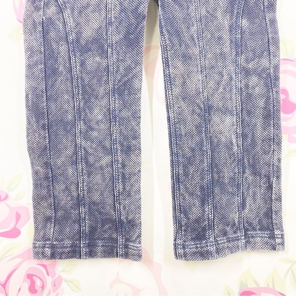 NEW Free People Arcadia Honeycomb Harem Dark Wash Pants S - Picture 8 of 15